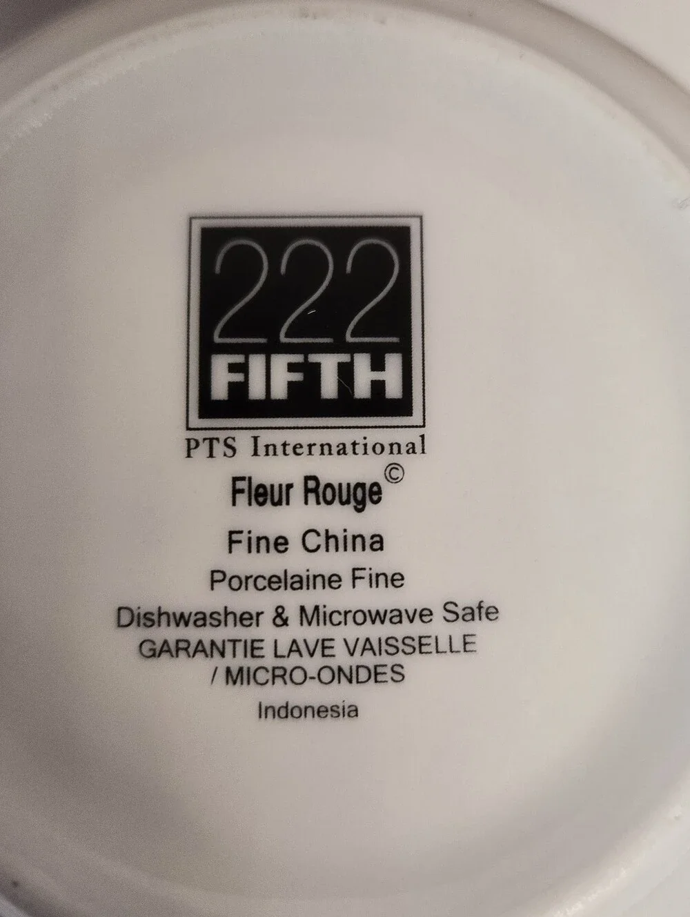 222 Fifth Fleur Rogue Cereal Soup Dessert Accent Bowls Scalloped Rim Set Of 4